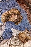 Melozzo da Forli One of Melozzo famous angels from the Basilica dei Santi Apostoli painting